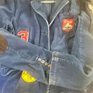 Navy corduroy blazer